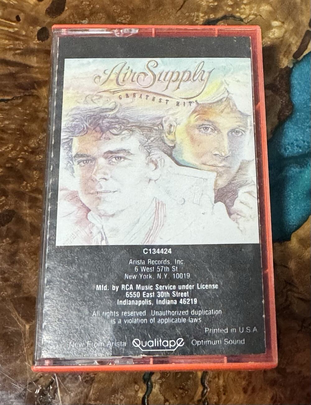 1983; Air Supply Greatest Hits Cassette Unopened!